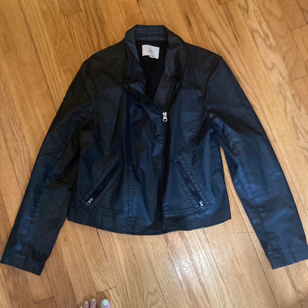 Loft motto jacket with quilting detail